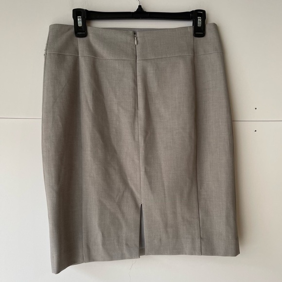 Express Women's Gray High Waisted Pencil Office Short Midi Miini Skirt, Sz 8 - Picture 7 of 7